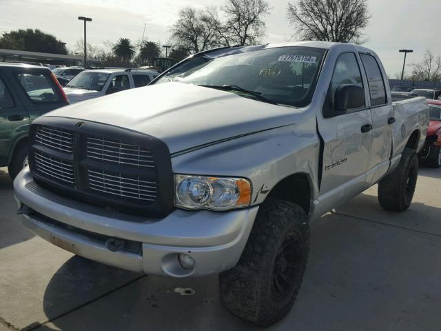 1D7HU18NX3S148040 - 2003 DODGE RAM 1500 S SILVER photo 2