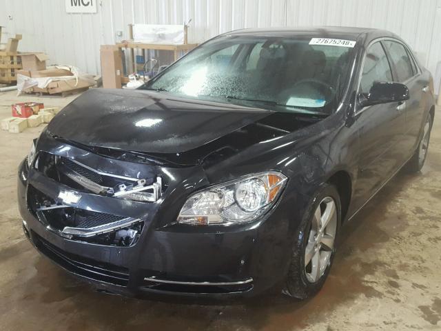 1G1ZC5E03CF221820 - 2012 CHEVROLET MALIBU 1LT BLACK photo 2