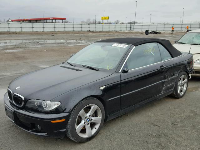 WBABW33484PL33385 - 2004 BMW 325 CI BLACK photo 2