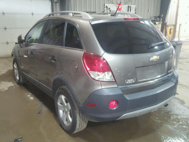 3GNAL2EK2CS632472 - 2012 CHEVROLET CAPTIVA SP GRAY photo 3