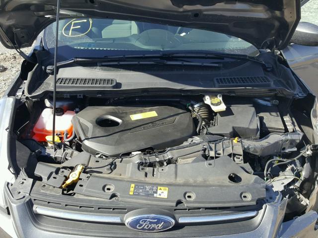 1FMCU9GX6EUB09857 - 2014 FORD ESCAPE SE GRAY photo 7