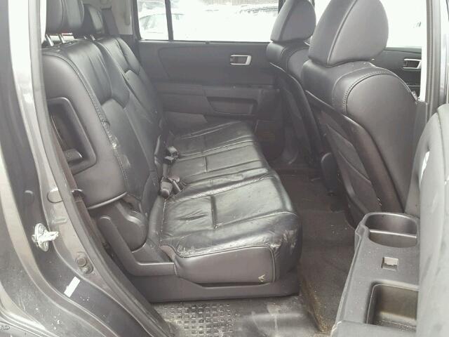 5FNYF4H91BB064273 - 2011 HONDA PILOT TOUR GRAY photo 6