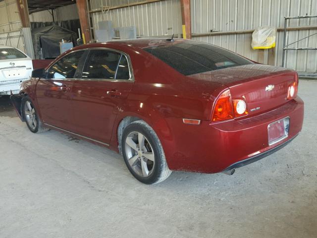 1G1ZJ57B89F208235 - 2009 CHEVROLET MALIBU 2LT RED photo 3