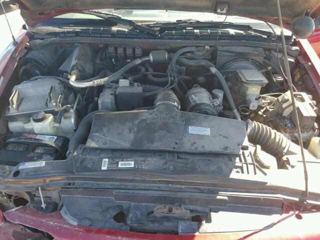 1GTCS1447V8523101 - 1997 GMC SONOMA RED photo 7