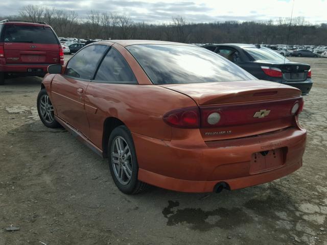 1G1JH12F947221980 - 2004 CHEVROLET CAVALIER L ORANGE photo 3