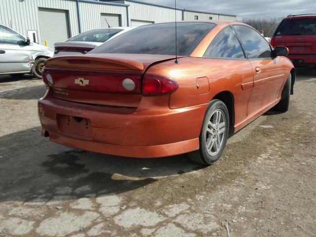 1G1JH12F947221980 - 2004 CHEVROLET CAVALIER L ORANGE photo 4