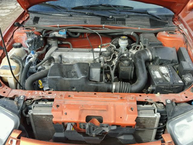 1G1JH12F947221980 - 2004 CHEVROLET CAVALIER L ORANGE photo 7