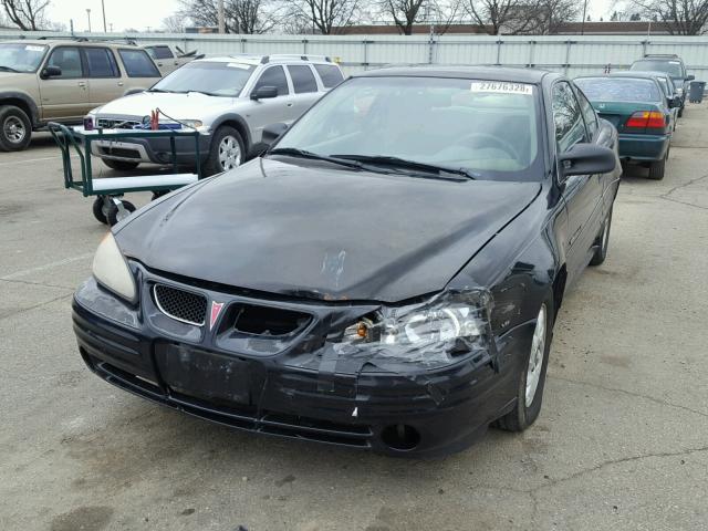 1G2NF12E81M503115 - 2001 PONTIAC GRAND AM S შავი ფოტო 2