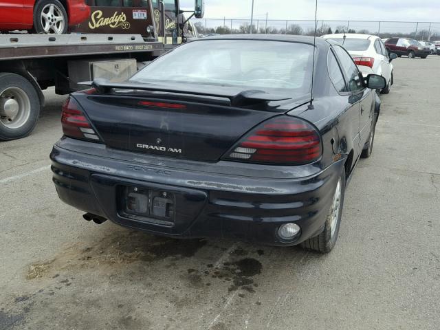 1G2NF12E81M503115 - 2001 PONTIAC GRAND AM S შავი ფოტო 4