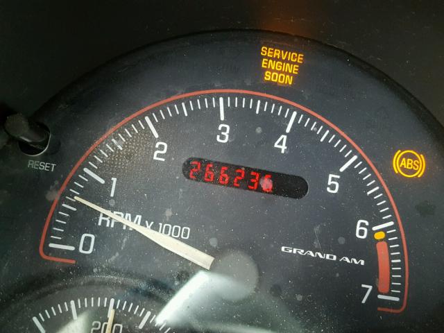1G2NF12E81M503115 - 2001 PONTIAC GRAND AM S შავი ფოტო 8