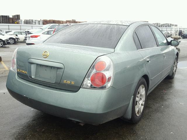 1N4AL11D55N471273 - 2005 NISSAN ALTIMA S GREEN photo 4