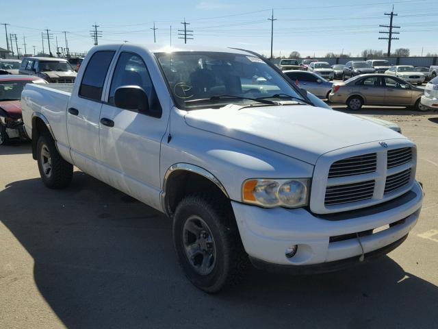 1D7HU18N03S165977 - 2003 DODGE RAM 1500 S WHITE photo 1