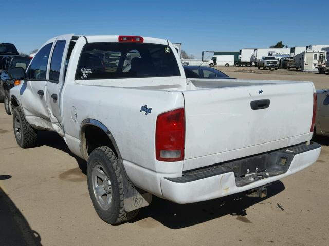 1D7HU18N03S165977 - 2003 DODGE RAM 1500 S WHITE photo 3