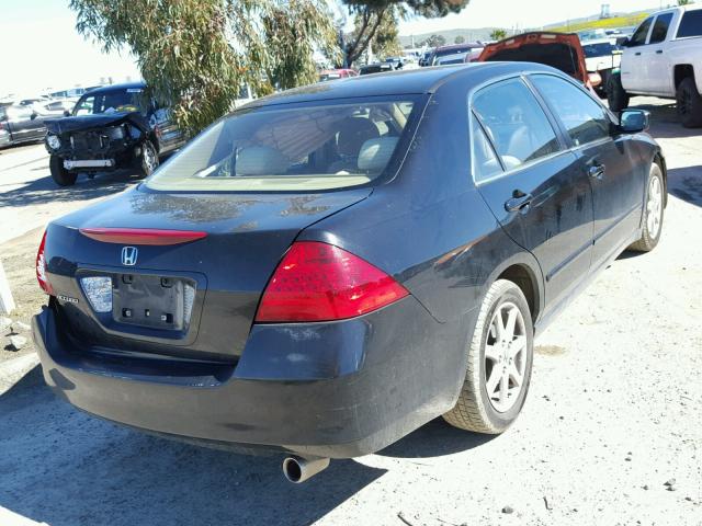 JHMCM56496C001257 - 2006 HONDA ACCORD LX BLACK photo 4