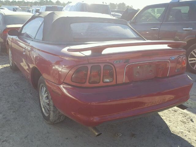 1FALP45T1RF234165 - 1994 FORD MUSTANG GT RED photo 3