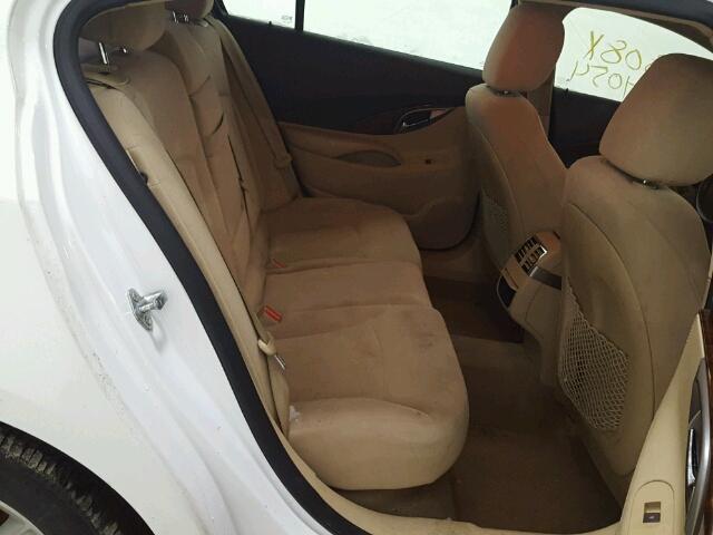 1G4GB5ER1CF194631 - 2012 BUICK LACROSSE C WHITE photo 6