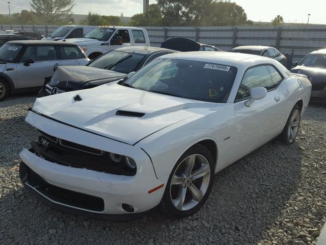 2C3CDZBT0HH658183 - 2017 DODGE CHALLENGER WHITE photo 2