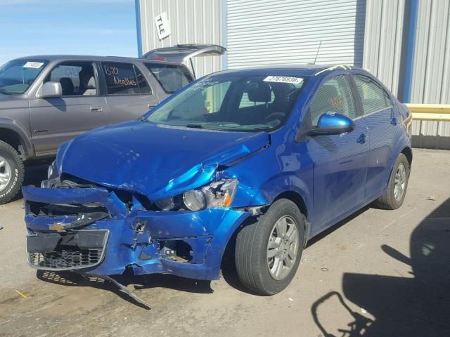 1G1JC5SH9G4184880 - 2016 CHEVROLET SONIC LT BLUE photo 2