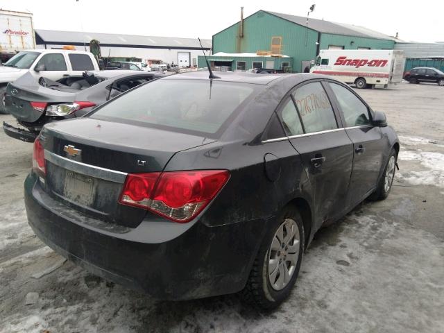 1G1PC5SB4D7113568 - 2013 CHEVROLET CRUZE LT CHARCOAL photo 4