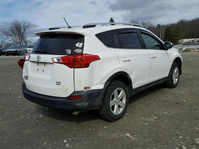 JTMRFREV7D5028725 - 2013 TOYOTA RAV4 XLE WHITE photo 4