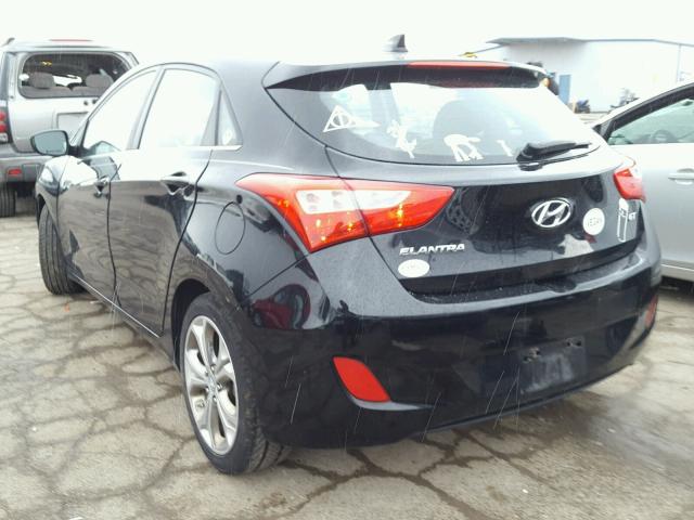 KMHD35LE9DU123304 - 2013 HYUNDAI ELANTRA GT BLACK photo 3