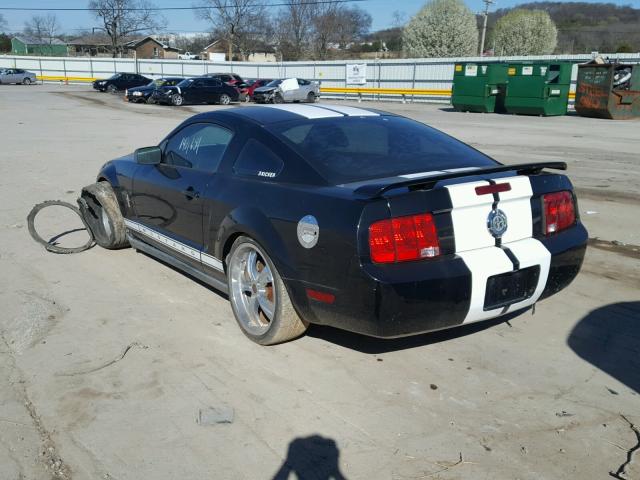 1ZVFT80N365154187 - 2006 FORD MUSTANG BLACK photo 3