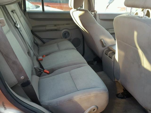 1J8HG48N66C274616 - 2006 JEEP COMMANDER GOLD photo 6