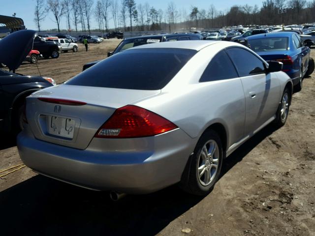 1HGCM72717A004598 - 2007 HONDA ACCORD EX SILVER photo 4