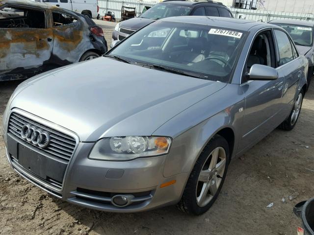 WAUDF68E65A428866 - 2005 AUDI A4 2.0T QU SILVER photo 2