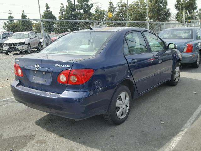 1NXBR32E97Z928574 - 2007 TOYOTA COROLLA CE BLUE photo 4