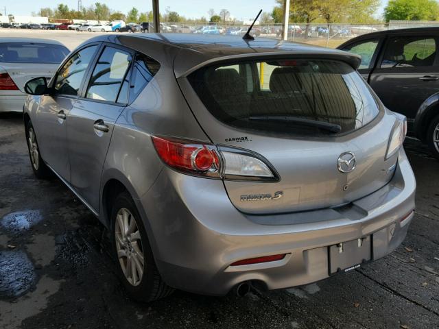 JM1BL1L71D1748724 - 2013 MAZDA 3 I SILVER photo 3