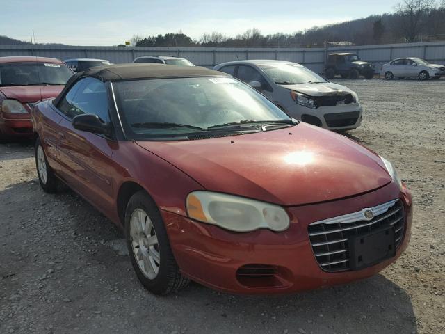 1C3EL75R15N614244 - 2005 CHRYSLER SEBRING GT RED photo 1