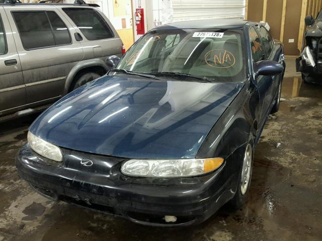 1G3NL52F13C301052 - 2003 OLDSMOBILE ALERO GL BLUE photo 2