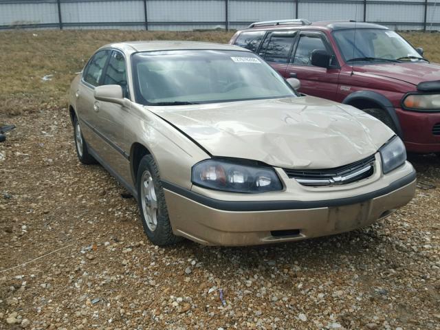 2G1WF52E459325979 - 2005 CHEVROLET IMPALA GOLD photo 1