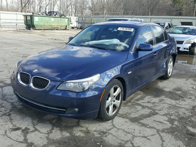 WBANV93588CZ61987 - 2008 BMW 535 XI BLUE photo 2