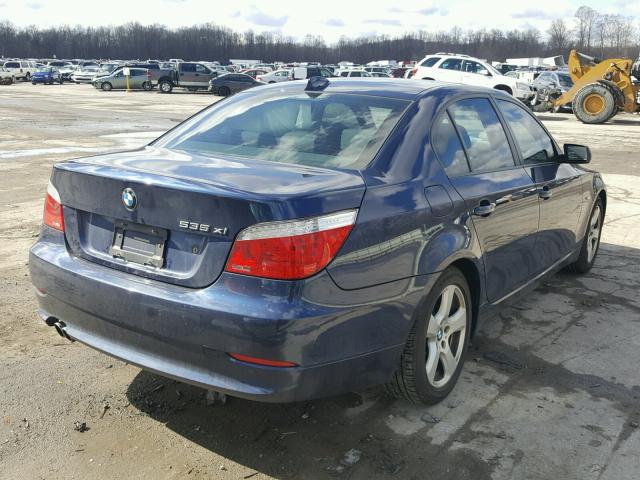 WBANV93588CZ61987 - 2008 BMW 535 XI BLUE photo 4