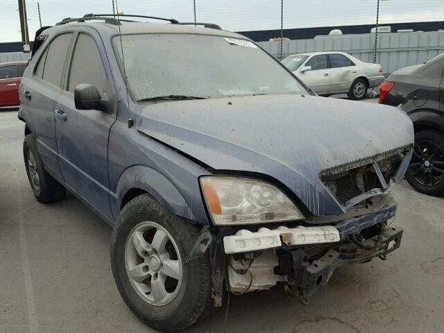 KNDJD733765507562 - 2006 KIA SORENTO EX BLUE photo 1