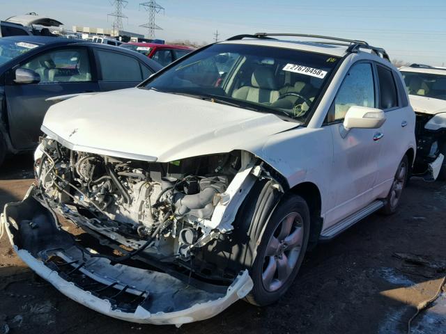 5J8TB18528A005351 - 2008 ACURA RDX TECHNO WHITE photo 2