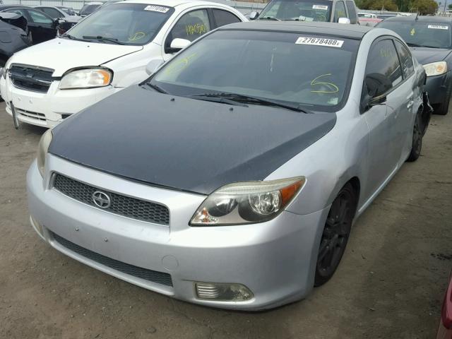 JTKDE177X70146422 - 2007 TOYOTA SCION TC 银色 照片 2