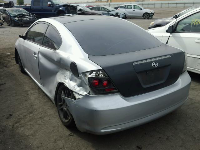 JTKDE177X70146422 - 2007 TOYOTA SCION TC 银色 照片 3