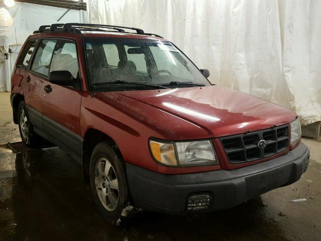 JF1SF6359XG720325 - 1999 SUBARU FORESTER L RED photo 1