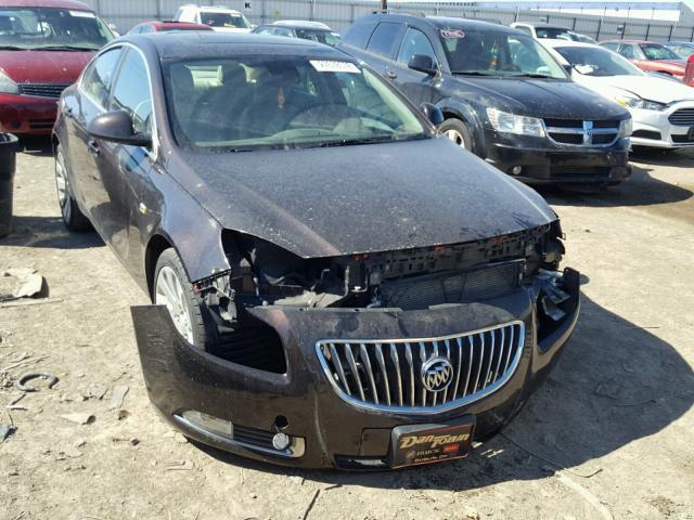 W04G05GV6B1086547 - 2011 BUICK REGAL CXL BROWN photo 1