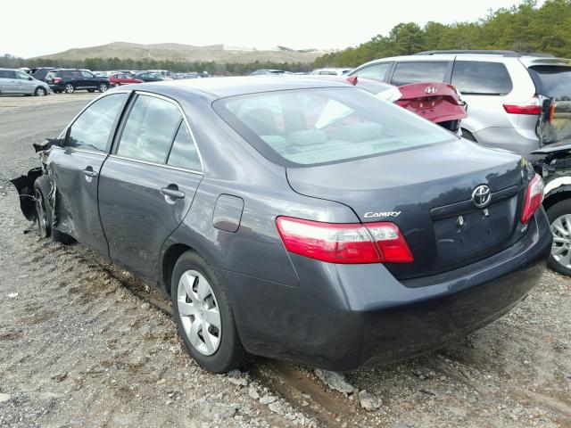 4T1BE46K58U742324 - 2008 TOYOTA CAMRY CE GRAY photo 3