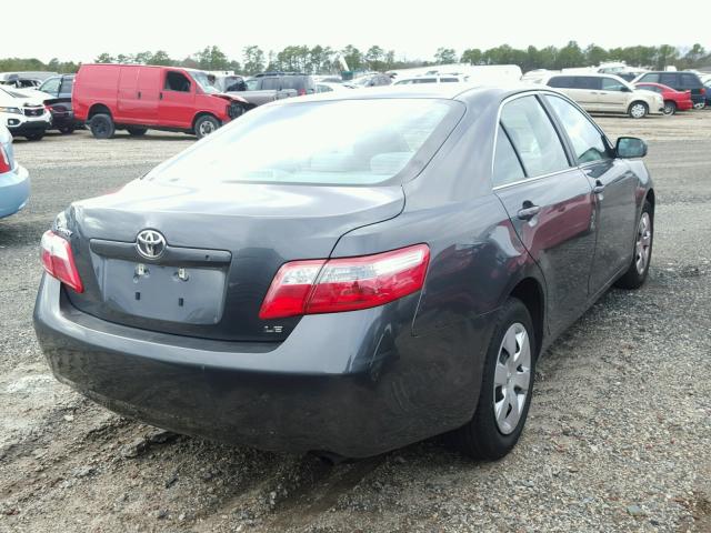 4T1BE46K58U742324 - 2008 TOYOTA CAMRY CE GRAY photo 4