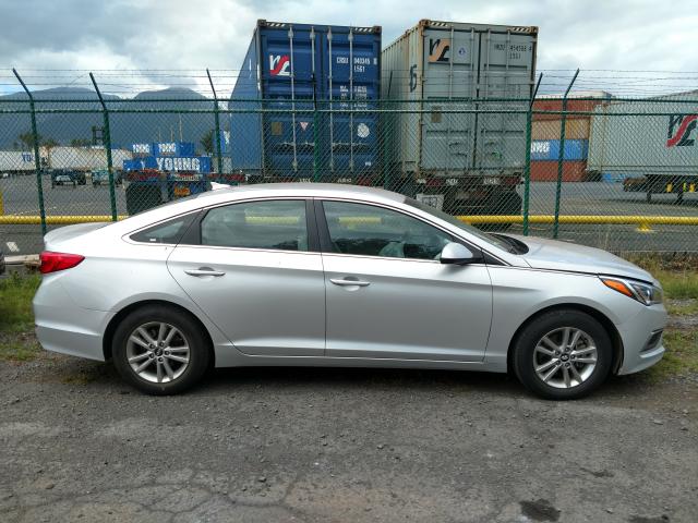 5NPE24AFXHH540948 - 2017 HYUNDAI SONATA SE SILVER photo 9