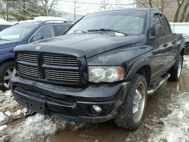 1D7HU18Z22J252173 - 2002 DODGE RAM 1500 BLACK photo 2