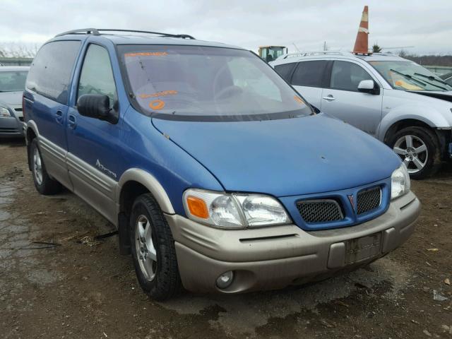 1GMDU03E8XD323496 - 1999 PONTIAC MONTANA / BLUE photo 1