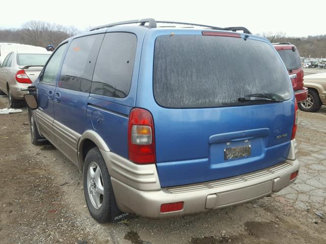 1GMDU03E8XD323496 - 1999 PONTIAC MONTANA / BLUE photo 3