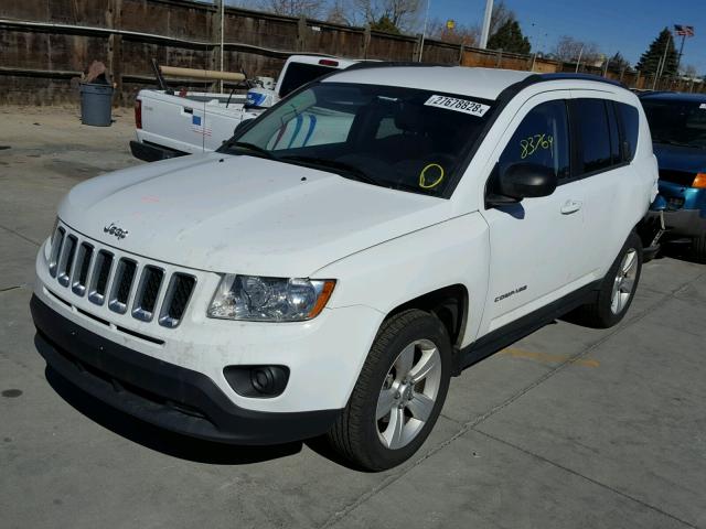 1J4NT1FB7BD229373 - 2011 JEEP COMPASS SP WHITE photo 2