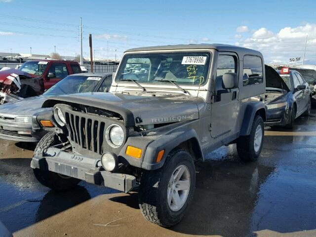 1J4FA64S25P327935 - 2005 JEEP WRANGLER / TAN photo 2